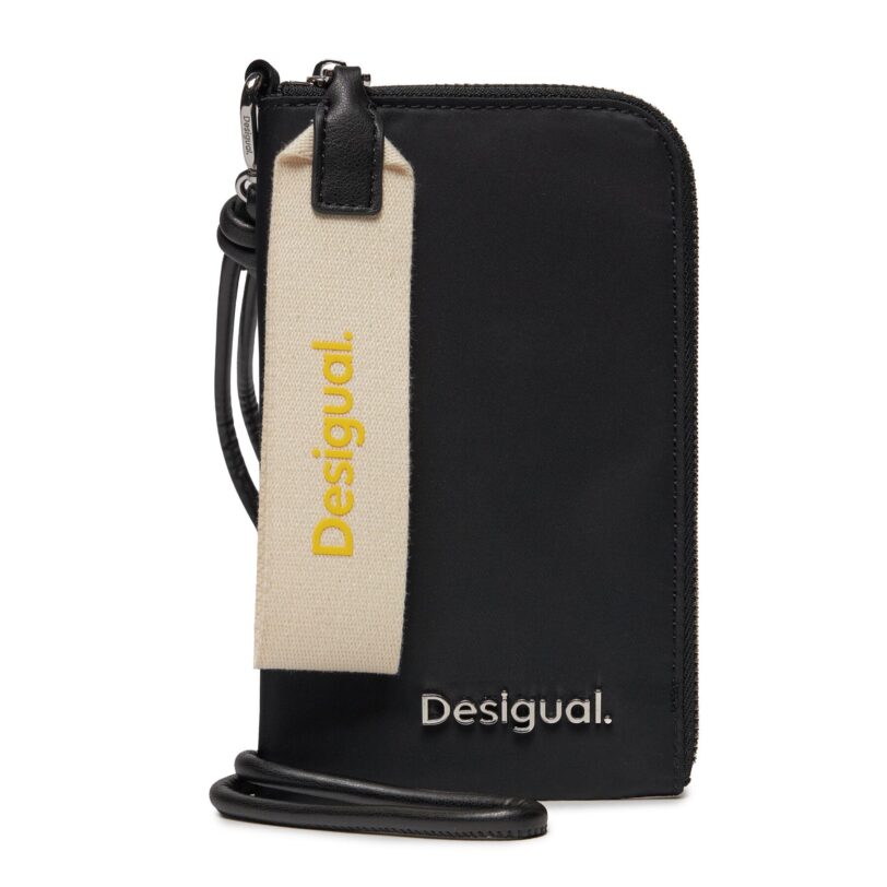 Чантичка за телефон Desigual 24SAYY03 Черен цвят на ниска цена