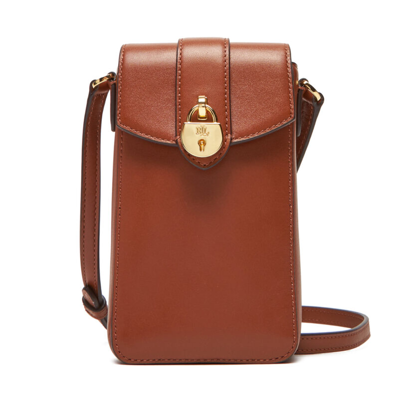 Чантичка за телефон LAUREN RALPH LAUREN 432969460001 Кафяв цвят на ниска цена