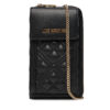 Чантичка за телефон LOVE MOSCHINO JC5682PP1NLA0000 Черен цвят на ниска цена