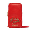 Чантичка за телефон LOVE MOSCHINO JC5737PP0MKG0500 Червен цвят на ниска цена