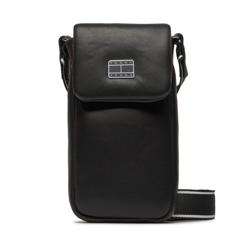 Чантичка за телефон Tommy Jeans Tjw Ess City Girl Phone Pouch AW0AW15834 Черен цвят на ниска цена