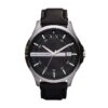 Часовник Armani Exchange Hampton AX2101 Черен цвят на ниска цена