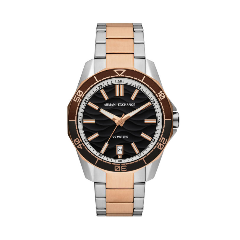 Часовник Armani Exchange Spencer AX1962 Кафяв цвят на ниска цена