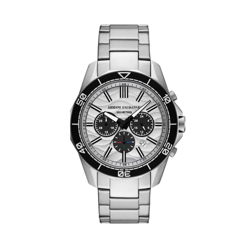 Часовник Armani Exchange Spencer AX1969 Сребрист цвят на ниска цена