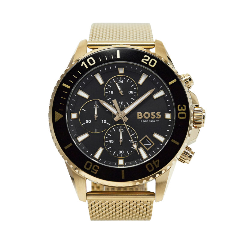 Часовник Boss Admiral 1513906 Златист цвят на ниска цена
