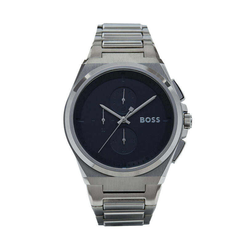 Часовник Boss Steer 1514048 Сребрист цвят на ниска цена