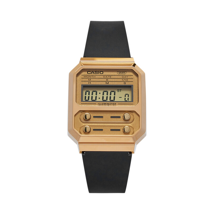 Часовник Casio A100WEFG-9AEF Златист цвят на ниска цена