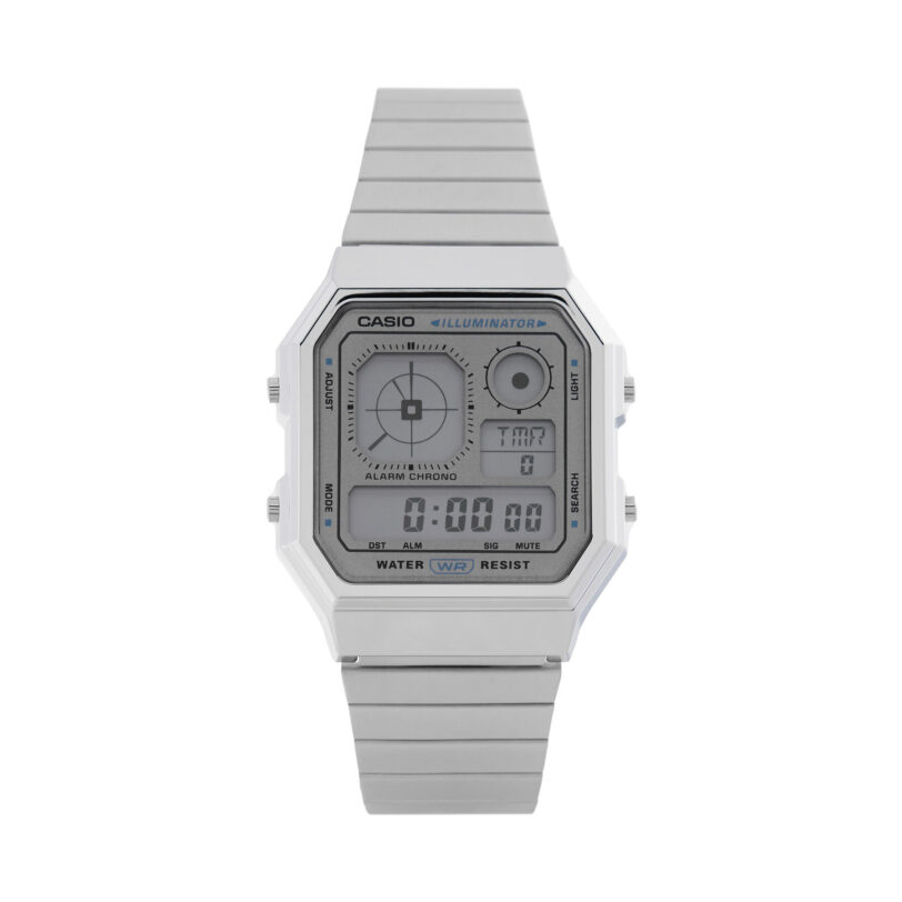 Часовник Casio A130WE-7AEF Сребрист цвят на ниска цена