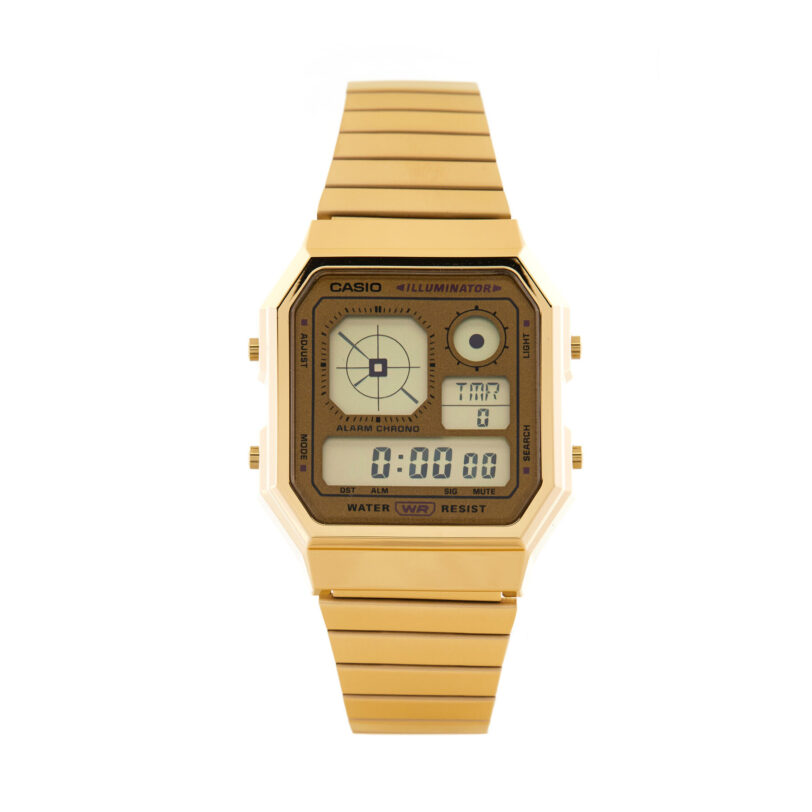 Часовник Casio A130WEG-9AEF Златист цвят на ниска цена