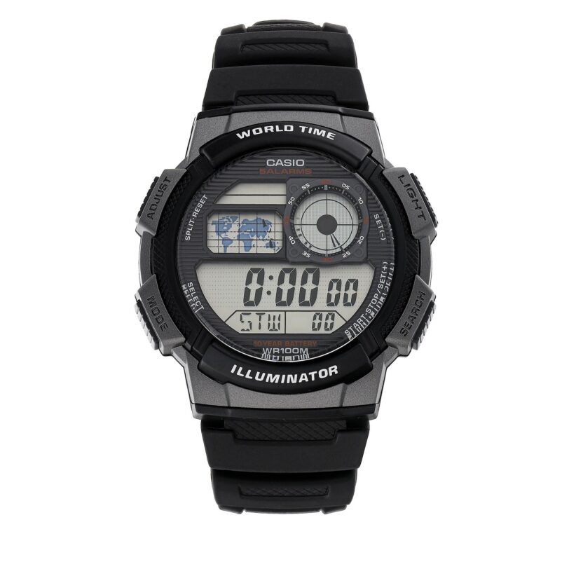 Часовник Casio AE-1000W-1BVEF Черен цвят на ниска цена