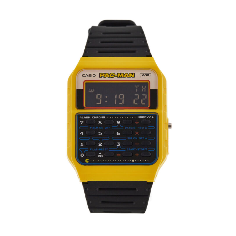 Часовник Casio CA-53WPC-1BER Жълт цвят на ниска цена