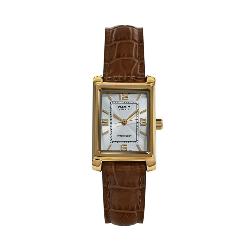 Часовник Casio Classic LTP-1234PGL-7AEG Кафяв цвят на ниска цена