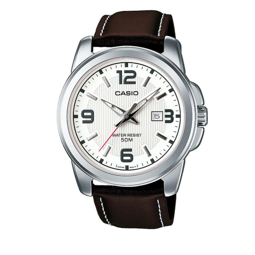 Часовник Casio MTP-1314PL-7AVEF Кафяв цвят на ниска цена