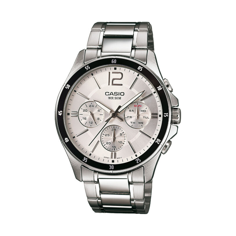Часовник Casio MTP-1374PD-7AVEF Сребрист цвят на ниска цена