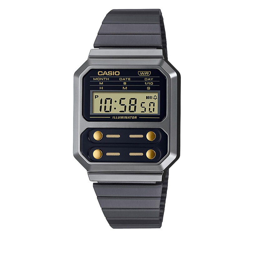 Часовник Casio Vintage A100WEGG-1A2EF Сив цвят на ниска цена
