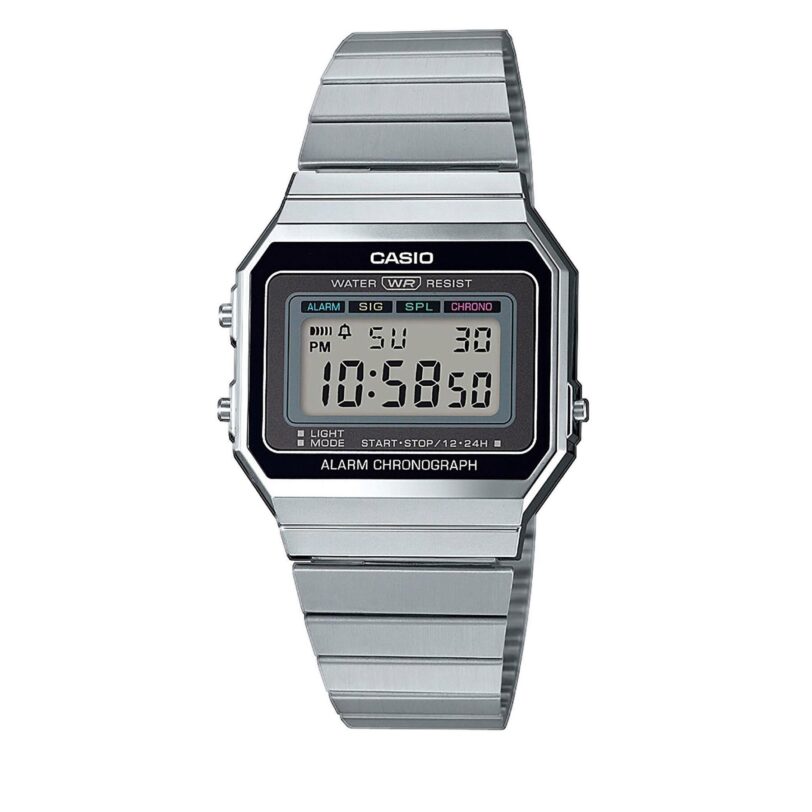 Часовник Casio Vintage A700WE-1AEF Сребрист цвят на ниска цена