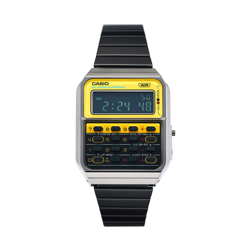 Часовник Casio Vintage Edgy CA-500WEGG-9BEF Черен цвят на ниска цена