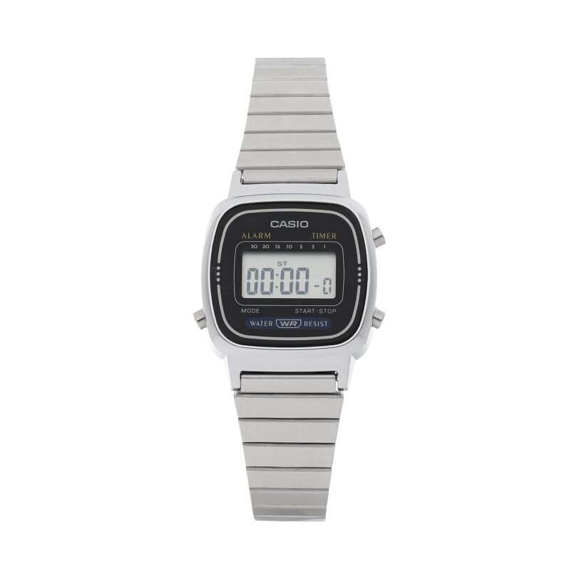 Часовник Casio Vintage LA670WEA-1EF Сребрист цвят на ниска цена