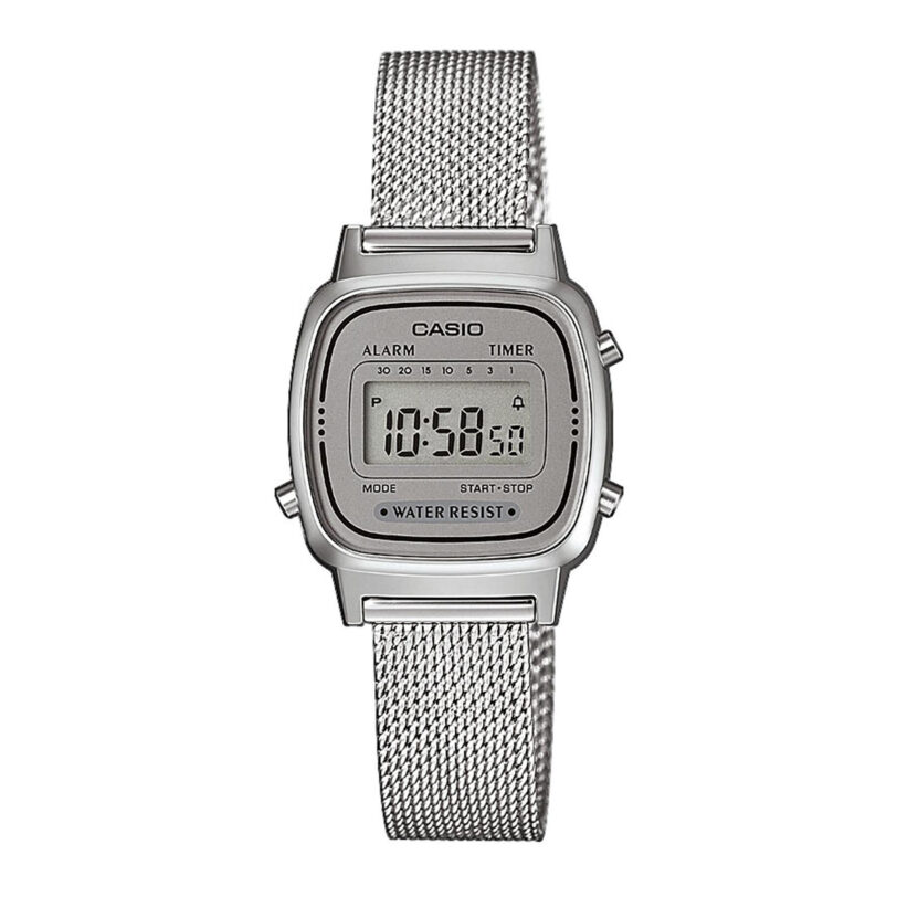 Часовник Casio Vintage LA670WEM-7EF Сребрист цвят на ниска цена