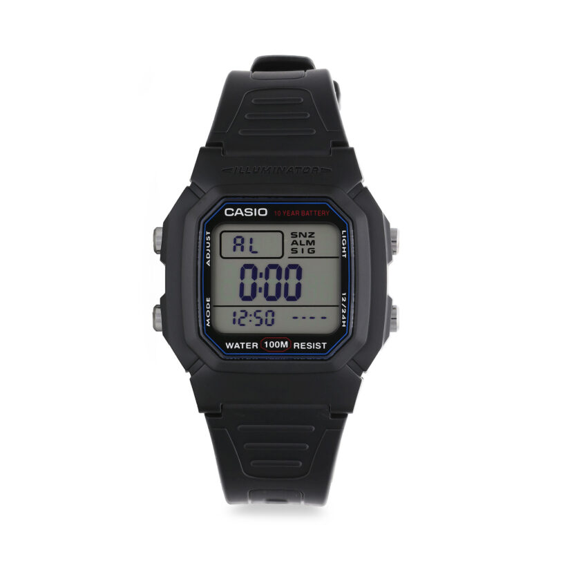 Часовник Casio W-800H-1AVEF Черен цвят на ниска цена