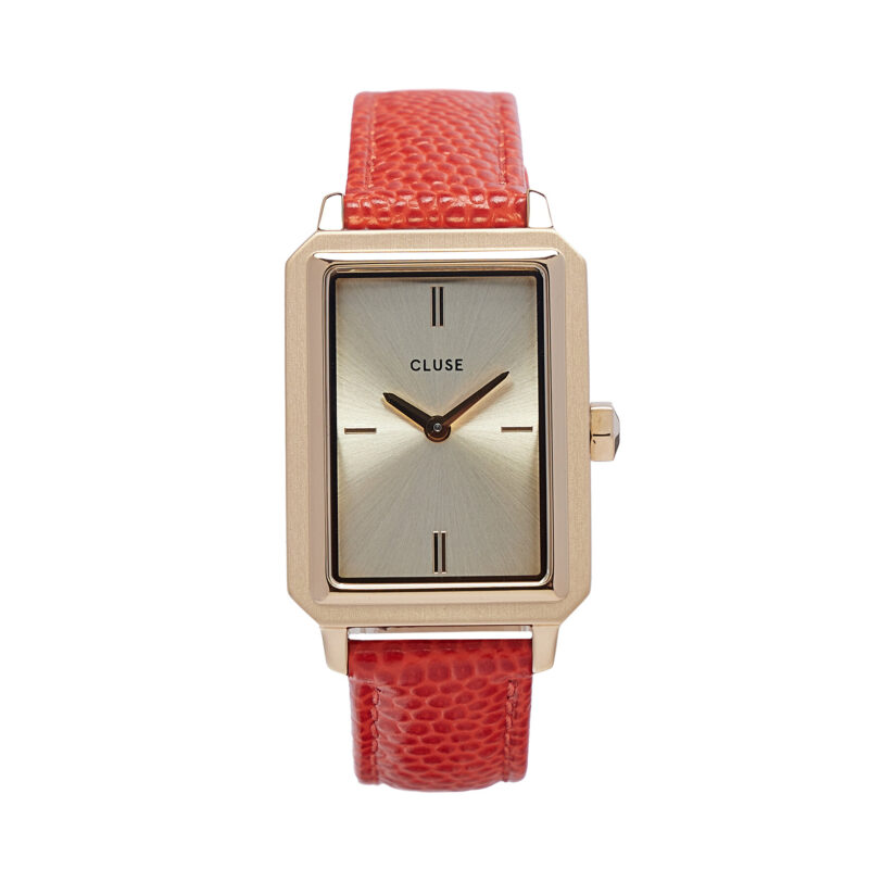 Часовник Cluse Fluette CW11505 Червен цвят на ниска цена