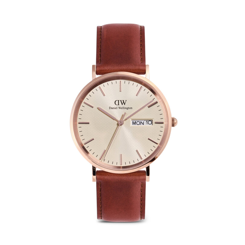 Часовник Daniel Wellington Classic Day Display 40 DW00100829 Розово злато цвят на ниска цена