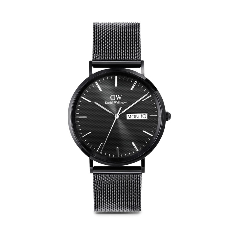 Часовник Daniel Wellington Classic Day Display 40 DW00100831 Черен цвят на ниска цена