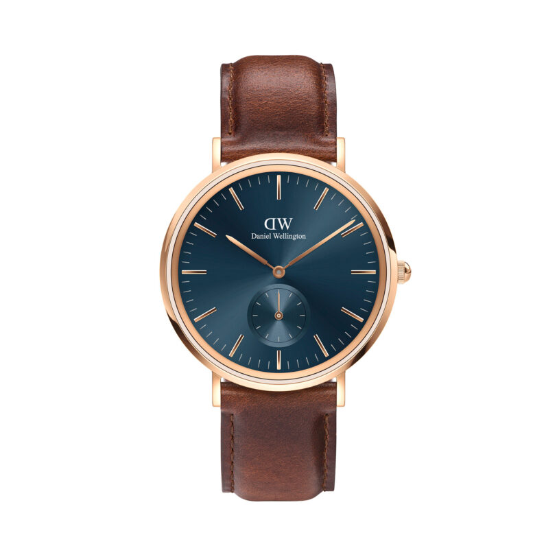 Часовник Daniel Wellington Classic Multi-Eye St Maves Arctic DW00100708 Кафяв цвят на ниска цена