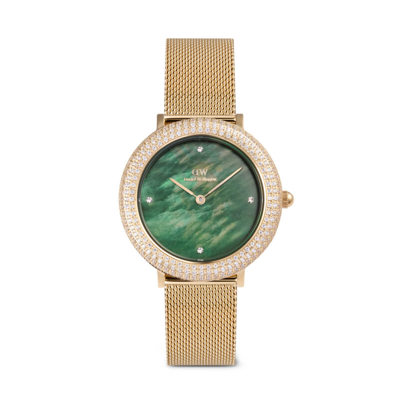 Часовник Daniel Wellington Crystalline Bezel 3 DW00100824 Златист цвят на ниска цена