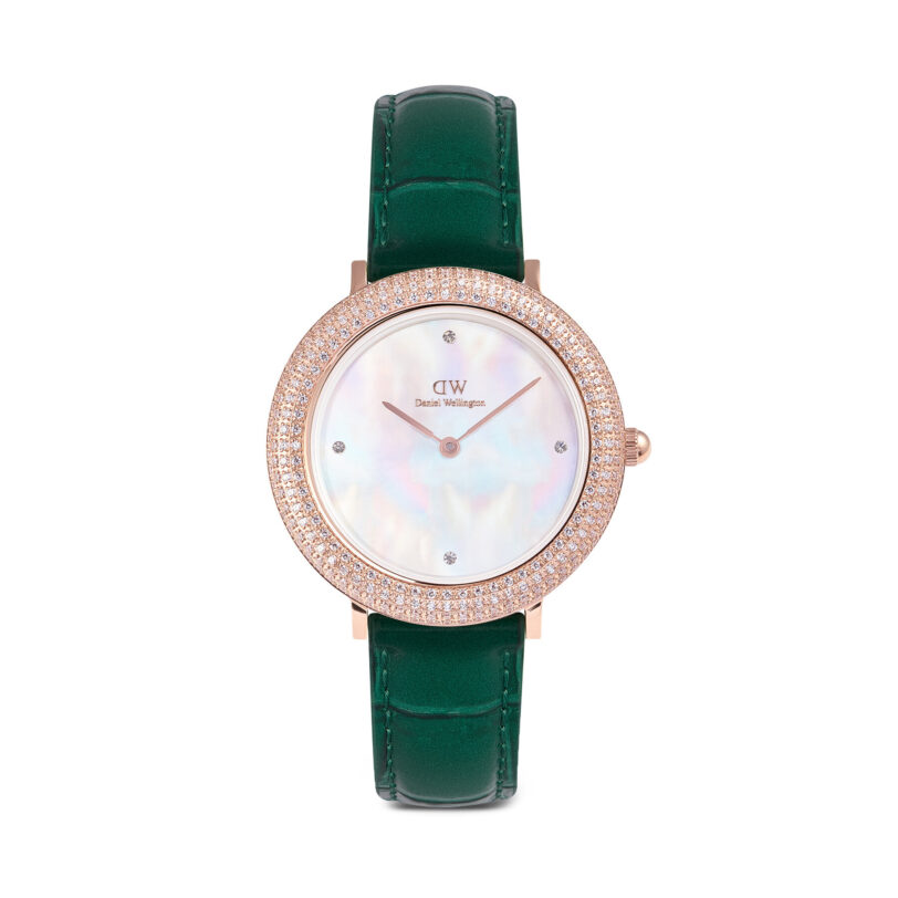 Часовник Daniel Wellington Crystalline Bezel 32 DW00100826 Розово злато цвят на ниска цена