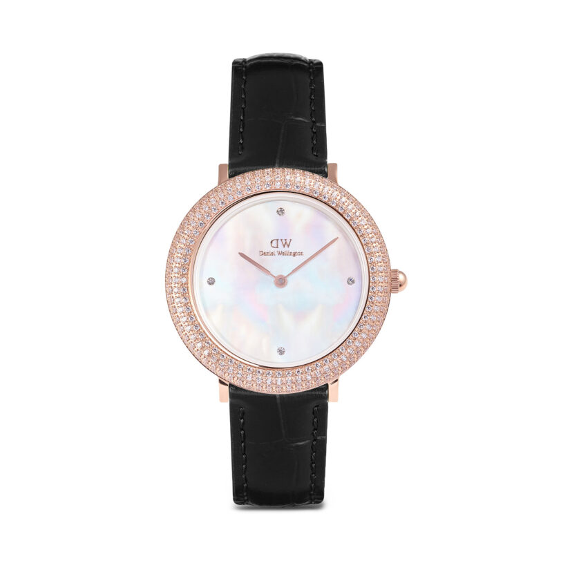 Часовник Daniel Wellington Crystalline Bezel 32 DW00100827 Розово злато цвят на ниска цена