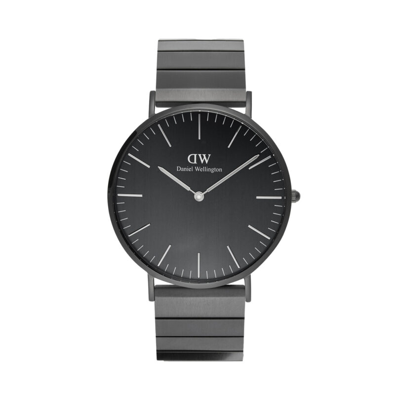 Часовник Daniel Wellington DW00100778 Черен цвят на ниска цена