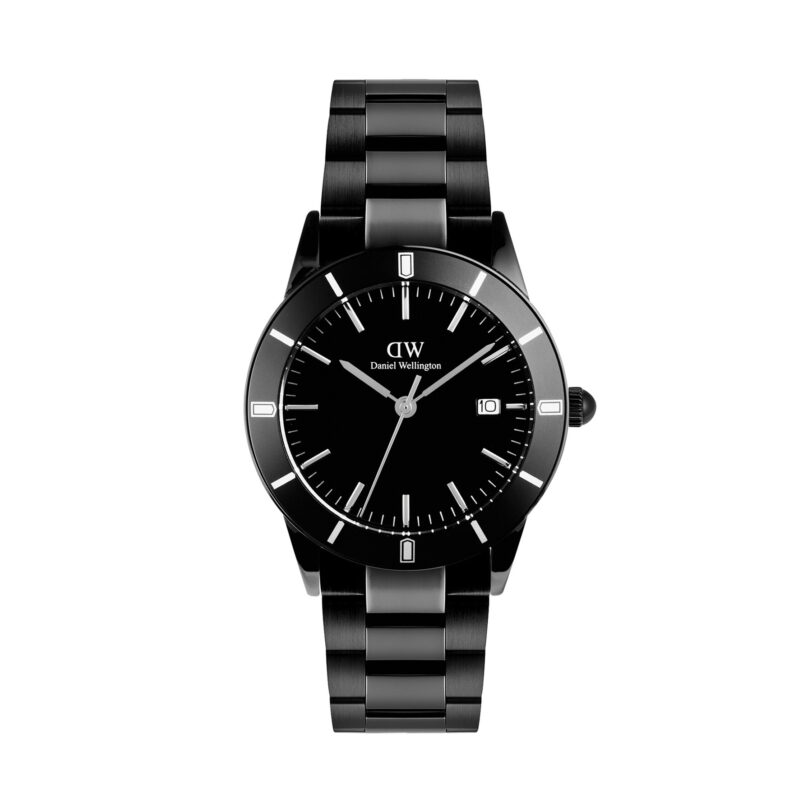 Часовник Daniel Wellington Iconic Paradigma 40 DW00100821 Черен цвят на ниска цена
