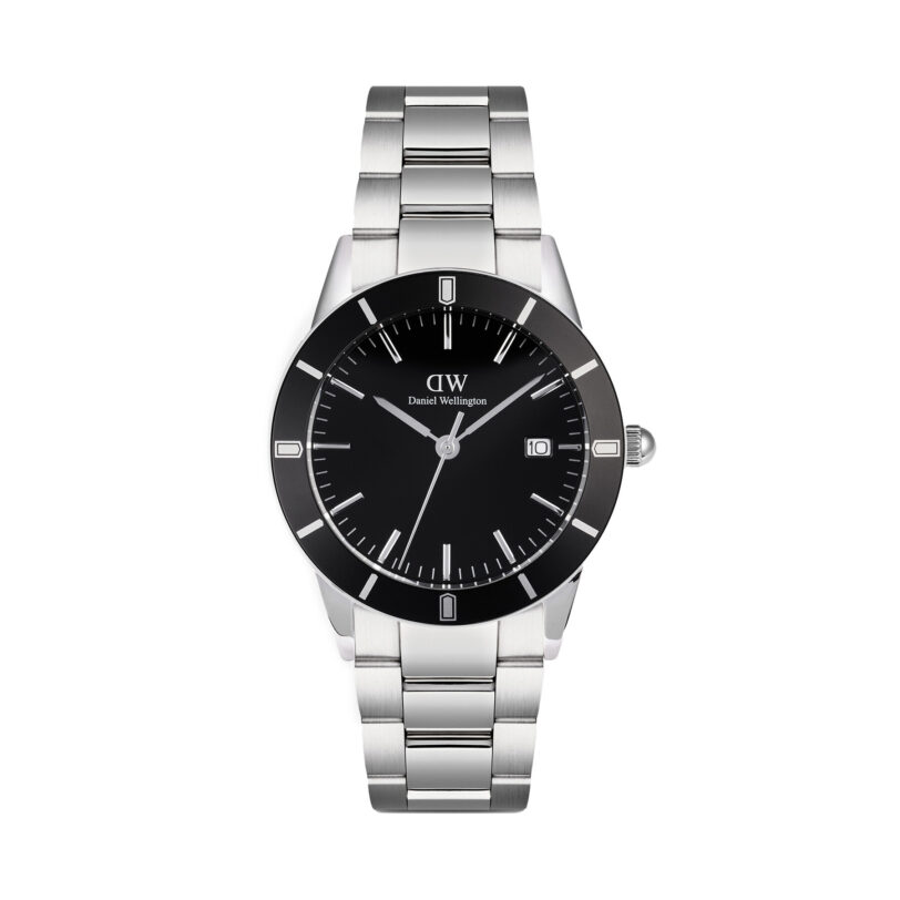 Часовник Daniel Wellington Iconic Paradigma 40 DW00100822 Черен цвят на ниска цена
