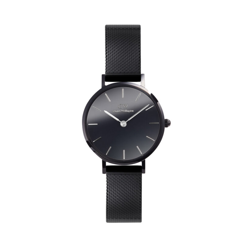 Часовник Daniel Wellington Petite Reflection 28 DW00100798 Черен цвят на ниска цена