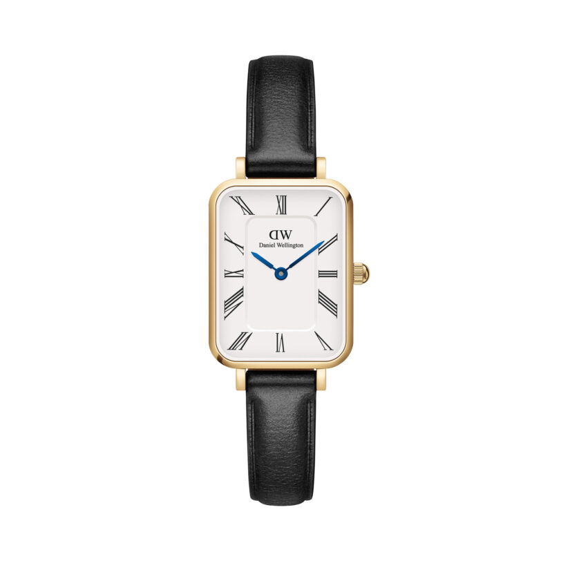 Часовник Daniel Wellington Quadro Roman Numerals Sheffield DW00100692 Черен цвят на ниска цена