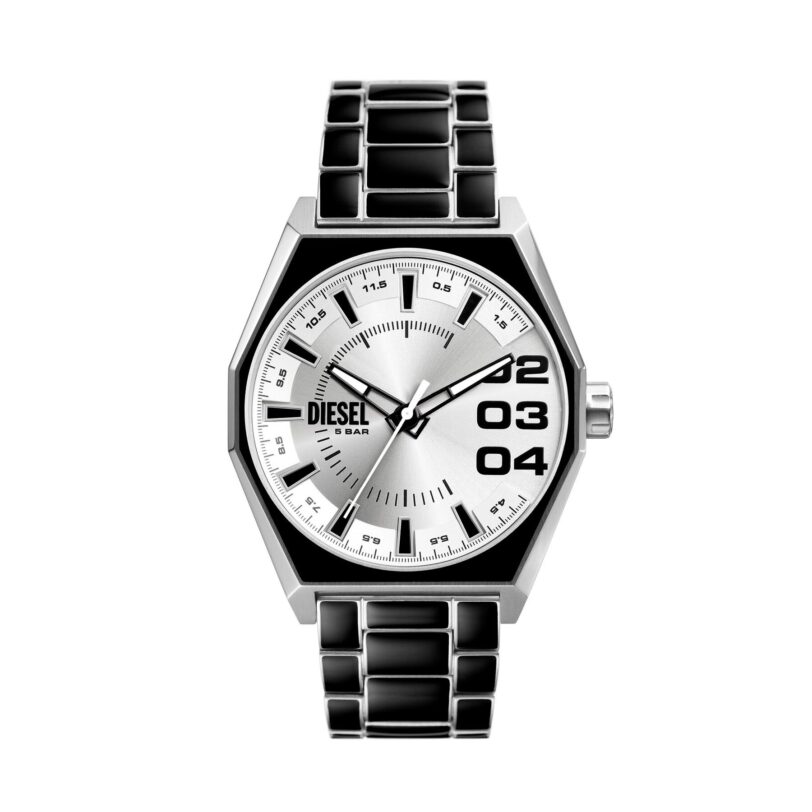Часовник Diesel Double Scraper DZ2195 Черен цвят на ниска цена