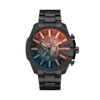 Часовник Diesel Mega Chief Slim DZ4689 Черен цвят на ниска цена