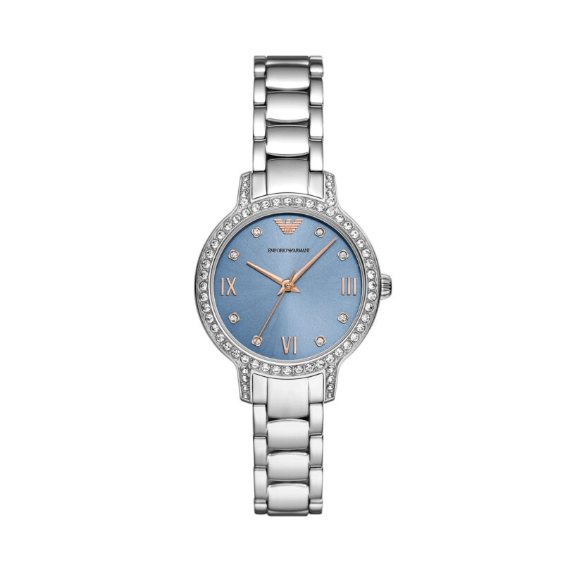 Часовник Emporio Armani Cleo AR11585 Сребрист цвят на ниска цена
