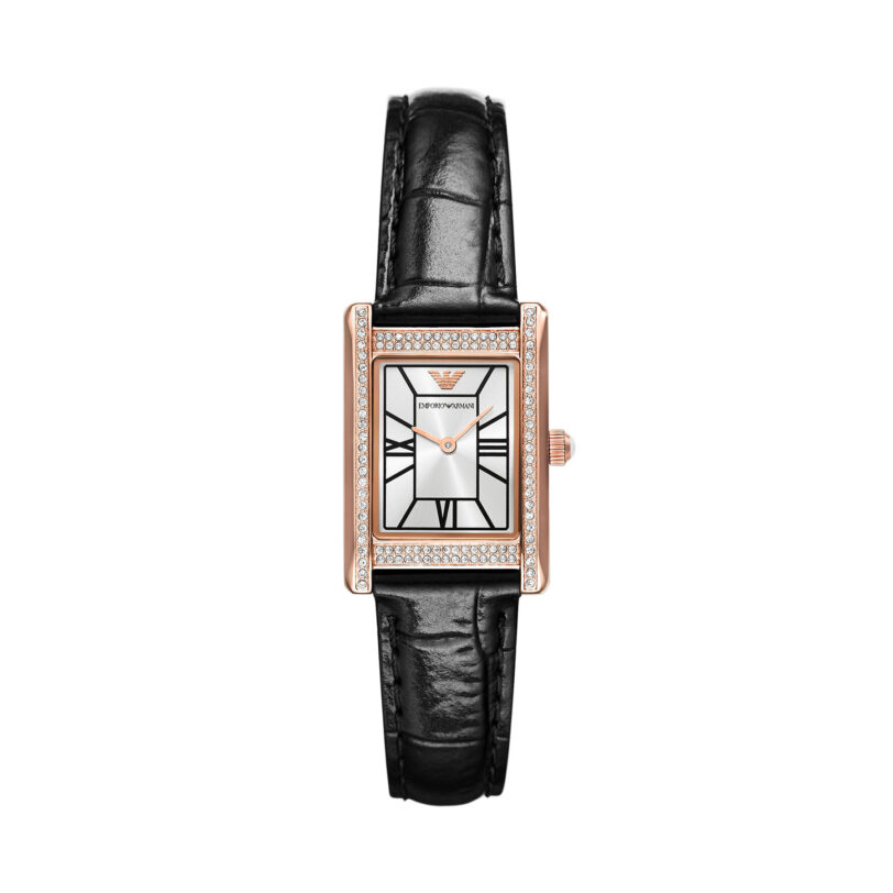 Часовник Emporio Armani Genni AR11624 Черен цвят на ниска цена