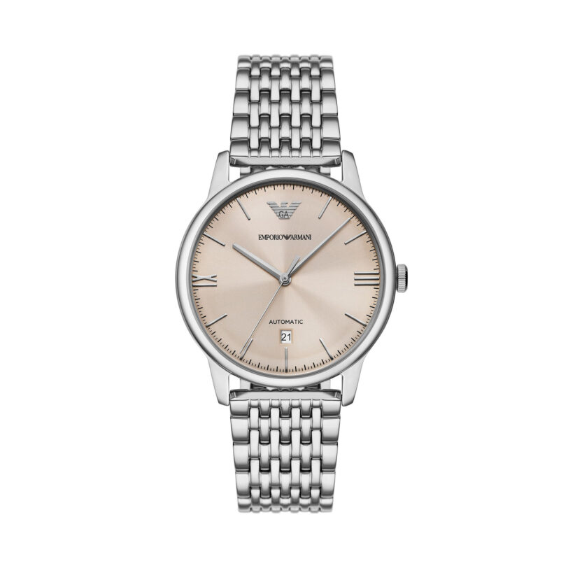 Часовник Emporio Armani Mesh Automatic AR60082 Сребрист цвят на ниска цена
