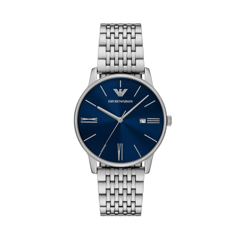 Часовник Emporio Armani Minimalist AR11674 Сребрист цвят на ниска цена