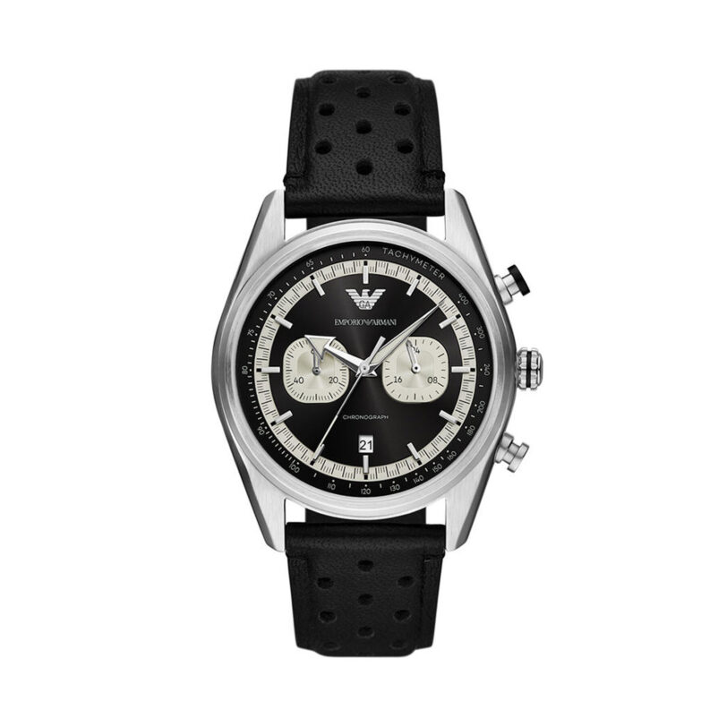 Часовник Emporio Armani Racer AR11635 Черен цвят на ниска цена
