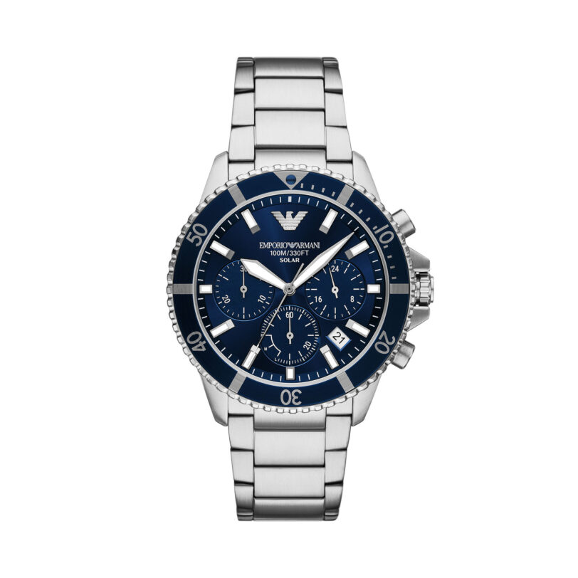 Часовник Emporio Armani World Explorer AR11681 Сребрист цвят на ниска цена