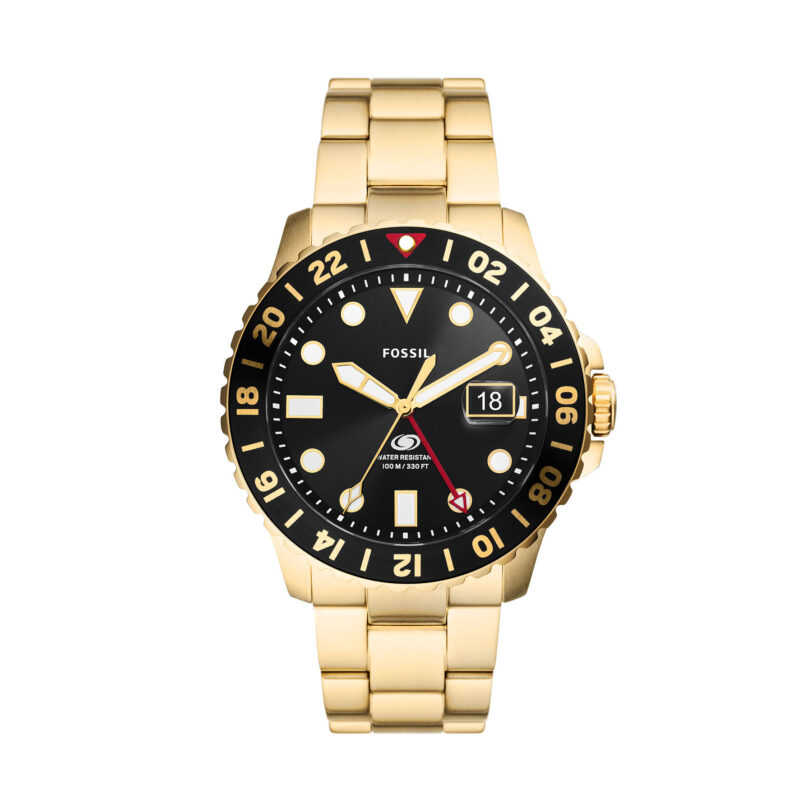 Часовник Fossil Blue FS5990 Златист цвят на ниска цена