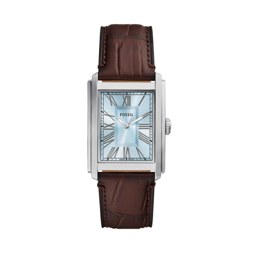 Часовник Fossil Carraway FS6110 Кафяв цвят на ниска цена