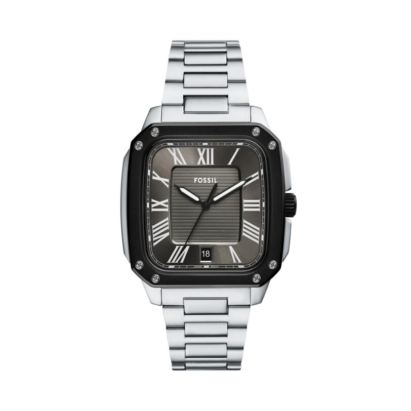 Часовник Fossil Crosby FS6122 Сребрист цвят на ниска цена
