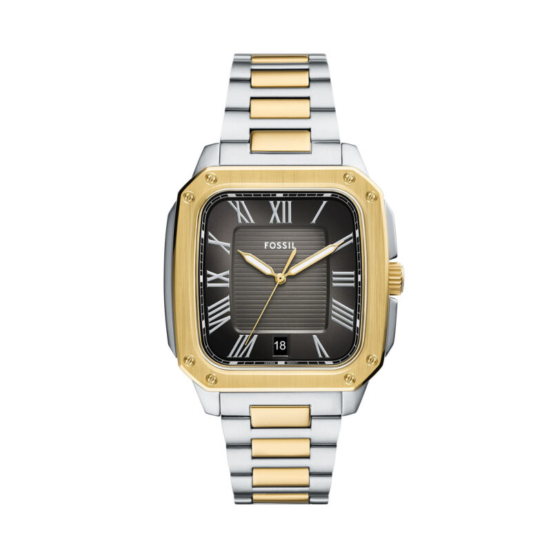 Часовник Fossil Crosby FS6123 Сребрист цвят на ниска цена