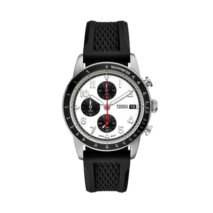 Часовник Fossil FS6087 Черен цвят на ниска цена