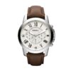 Часовник Fossil Grant FS4735 Кафяв цвят на ниска цена